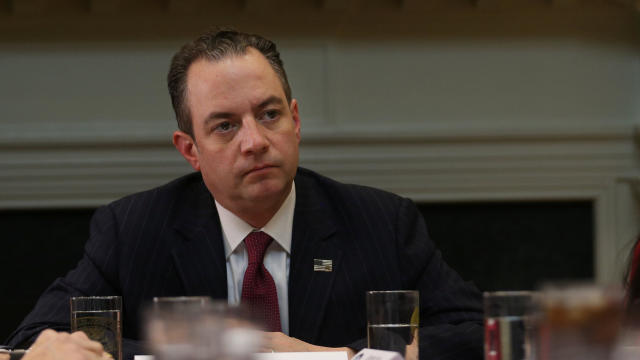Chief of Staff Reince Priebus attends a breakfast meeting with small business leaders hosted by President Trump at the Roosevelt Room of the White House in Washington Jan. 30, 2017. 