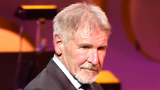 Actor Harrison Ford appears onstage during the Ambassadors for Humanity Gala Benefiting USC Shoah Foundation at The Ray Dolby Ballroom at Hollywood & Highland Center on Dec. 8, 2016, in Hollywood, California. 