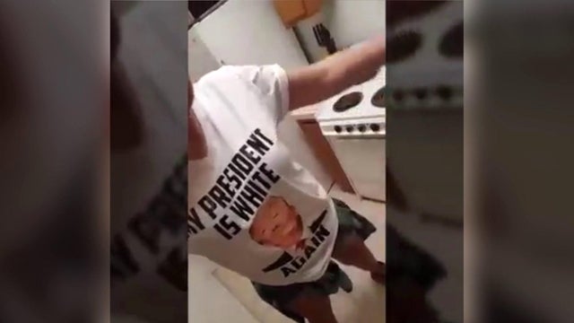 A white woman uses expletives and racial slurs in a rap rant against black people in a video removed from YouTube on Feb. 21, 2017. 