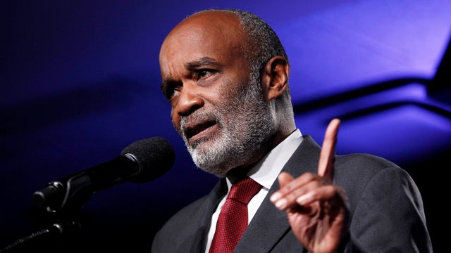 Rene Preval, president of the Republic of Haiti, speaks during a special session on the recovery in Haiti at the Clinton Global Initiative in New York Sept. 23, 2010. 