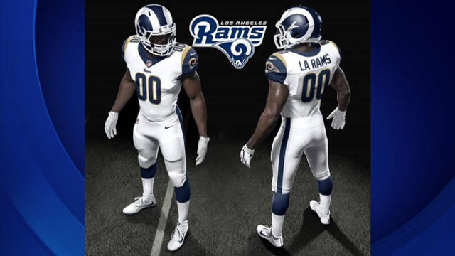 NFL on CBS - The Los Angeles Rams have unveiled their new uniforms.