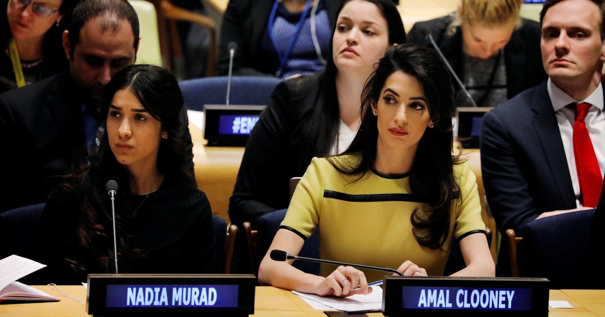Amal Clooney to Iraq, U.N. Don’t let ISIS "get away with genocide