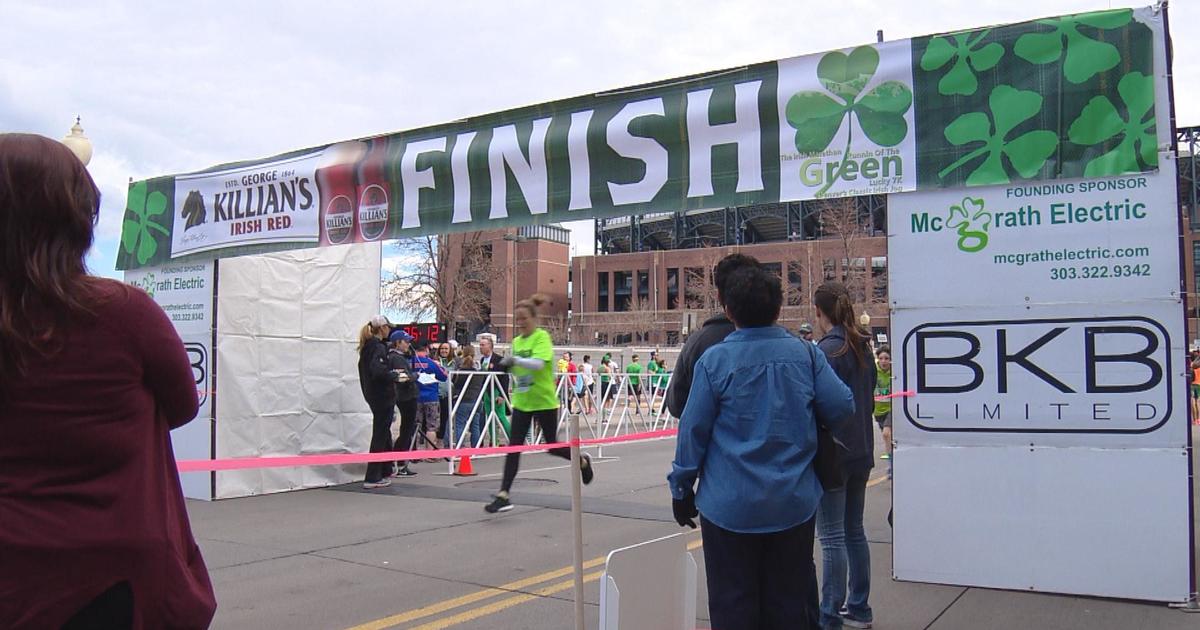 Denver The 'Emerald City' During 'Running Of The Green' CBS