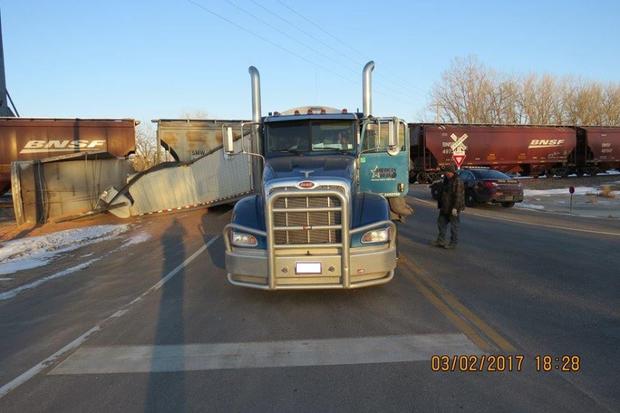 Polk County Soybean Semi Truck Accident 
