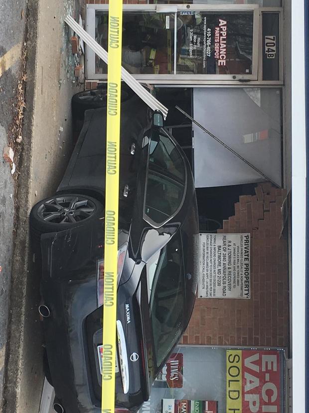 Car Crashes Into Appliance Store 2 