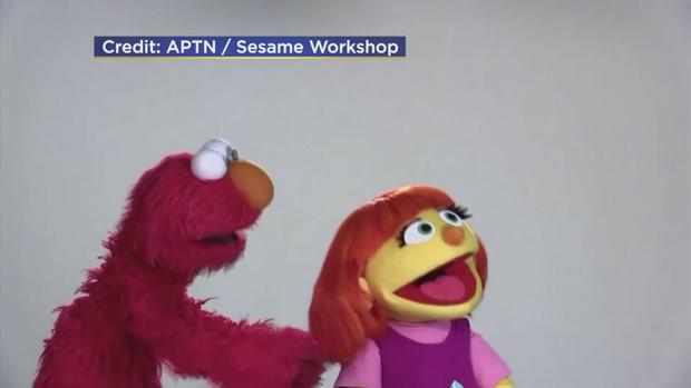 Julia, Sesame Street's Muppet with autism 