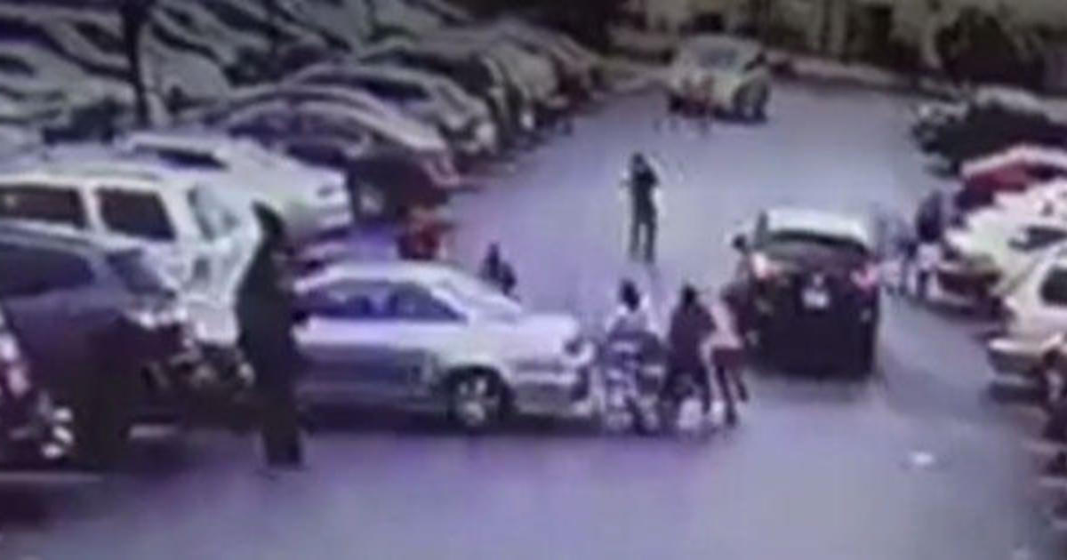 Wild Walmart Parking Lot Rampage Caught On Video - CBS News