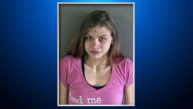 Jessica Malicoat is seen in a booking photo the police in Union City, California, provided to CBS San Francisco. 