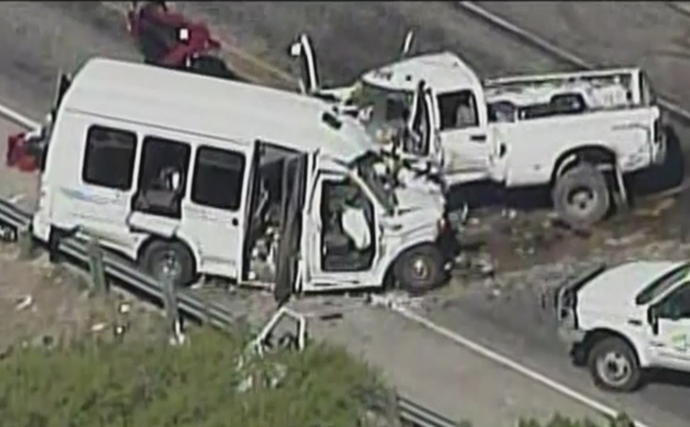 church bus crash near San Antonio 