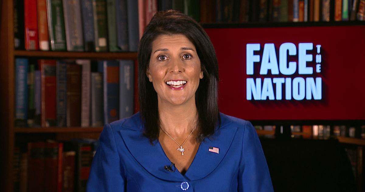 Face the Nation transcript April 2, 2017 Haley, Cornyn, King CBS News