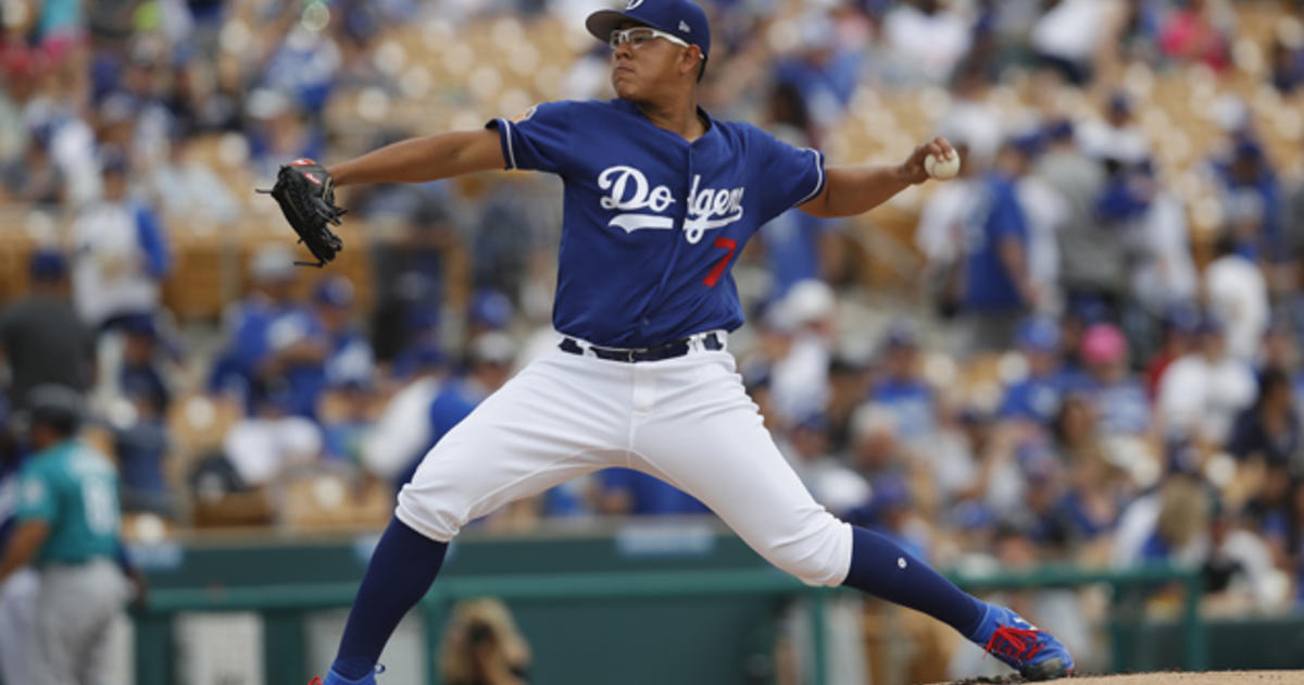 Dodgers' young pitching star Julio Urias one of 17 non-roster