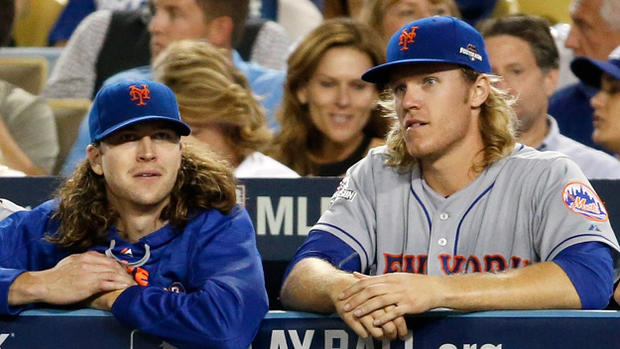 Jacob deGrom and Noah Syndergaard 