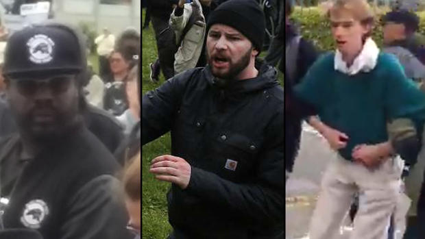 Berkeley Trump Protest Suspects 