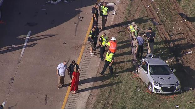 At Least One Dead As Major Wreck Shuts Down I-30 (3) 