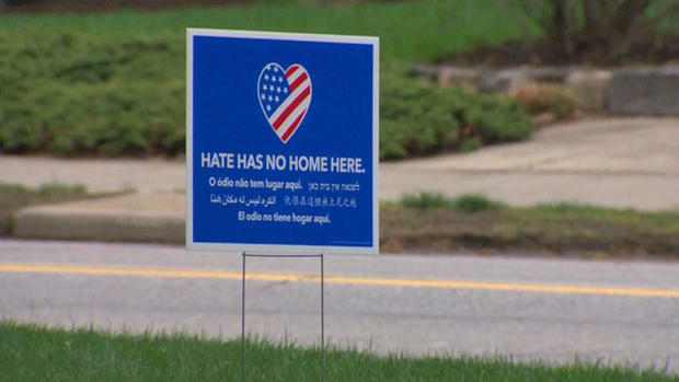 No Hate sign 