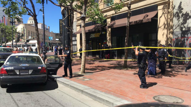 SFPD investigate reported shooting on Market Street 
