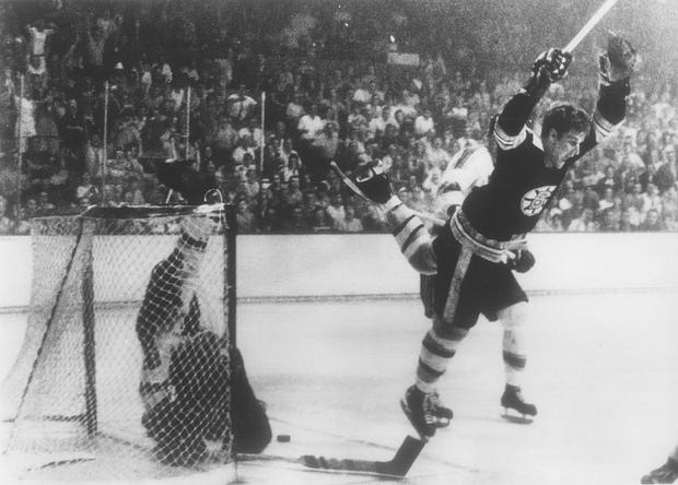 Bobby Orr goal - 1970 Stanley Cup Finals - Game 4: St. Louis Blues v Boston Bruins 