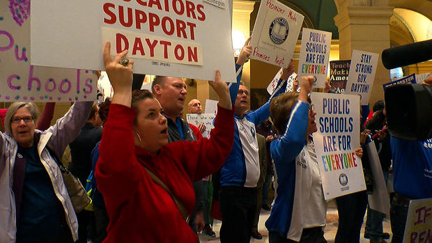 Education rally at State Capitol 