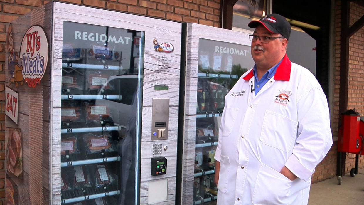 Hudson Butcher Unveils Meat Vending Machine Cbs Minnesota