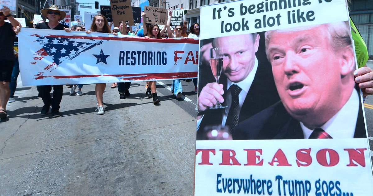Anti-Trump protesters 