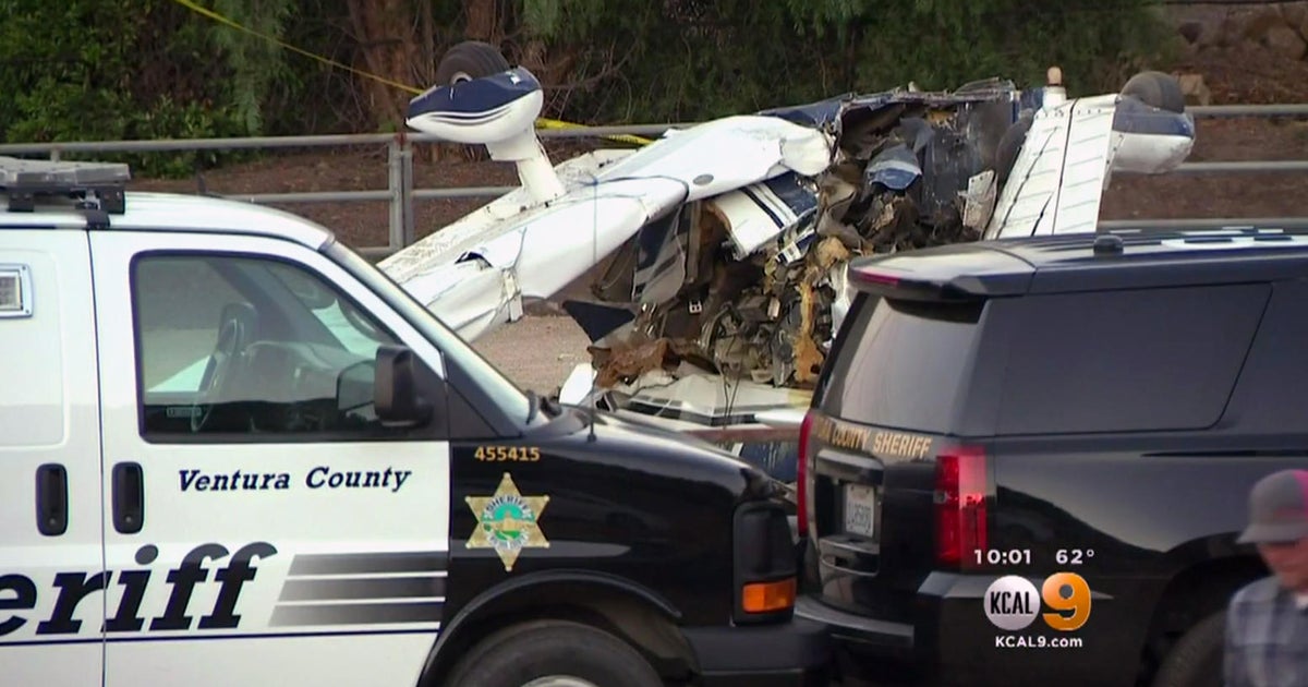 Father, son killed in small plane crash in California - CBS News
