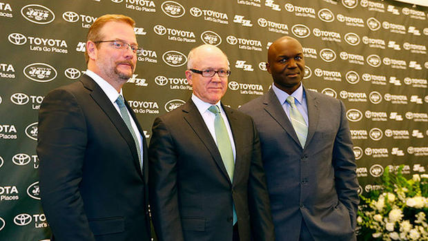 Woody Johnson, Mike Maccagnan, Todd Bowles - New York Jets Introduce General Manager Mike Maccagnan and Head Coach Todd Bowles 