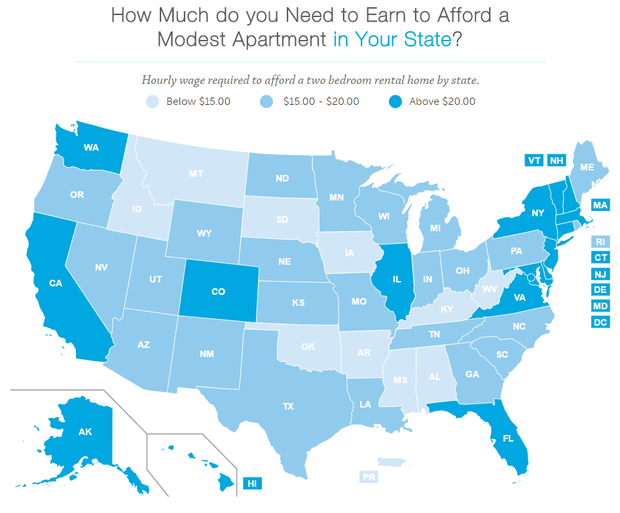 minimum wage job map 