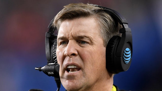 Head coach Mike MacIntyre of the Colorado Buffaloes stands on the sidelines during their game against the Washington Huskies in the Pac-12 Championship game at Levi's Stadium on Dec. 2, 2016, in Santa Clara, California. 