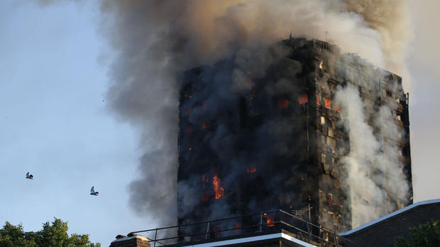 Fire in London high-rise 
