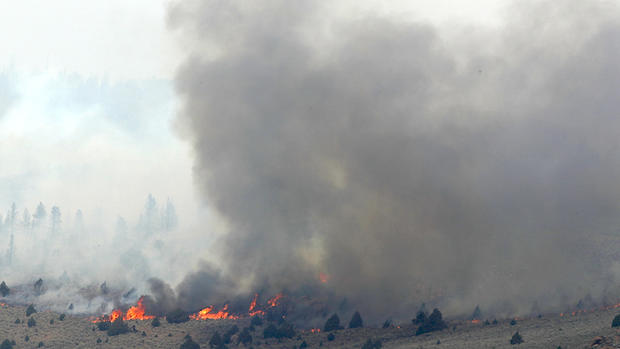 Wild Fire In Southern Utah 