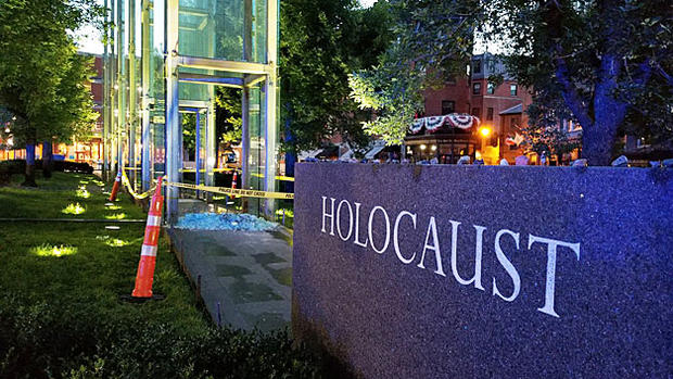 holocaust memorial damaged 