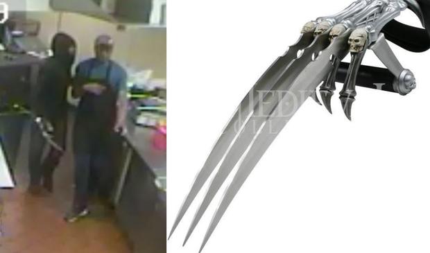 VIDEO: Suspects Rob Qdoba Restaurant Armed With 'Freddy Kruger' Glove 
