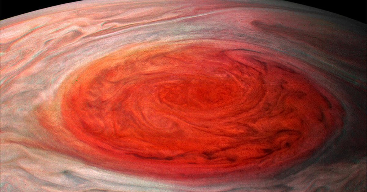 Fern Litterær kunst ubehag Jupiter's Great Red Spot