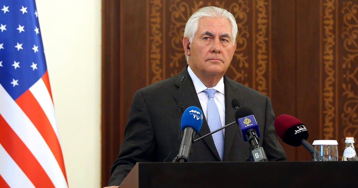 Tillerson insists he's staying put at State - CBS News