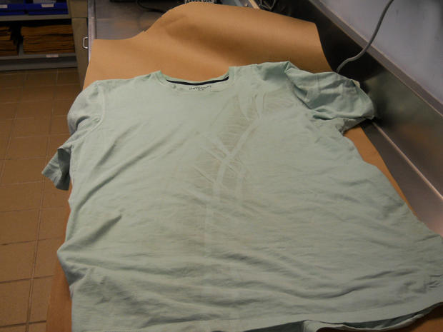 Wheat Ridge hit and run victim's shirt (via wrpd) 