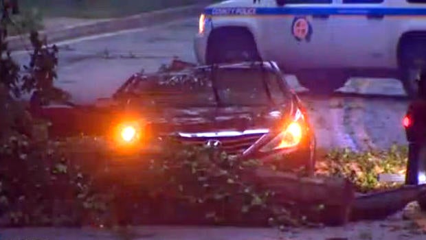 Teenage girl killed when tree falls on car during Baltimore-area storm ...
