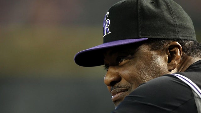 Manager Don Baylor of the Colorado Rockies looks on during a game against the Arizona Diamondbacks at Chase Field on April 8, 2009, in Phoenix, Arizona. The Rockies defeated the Diamondbacks 9-2. 
