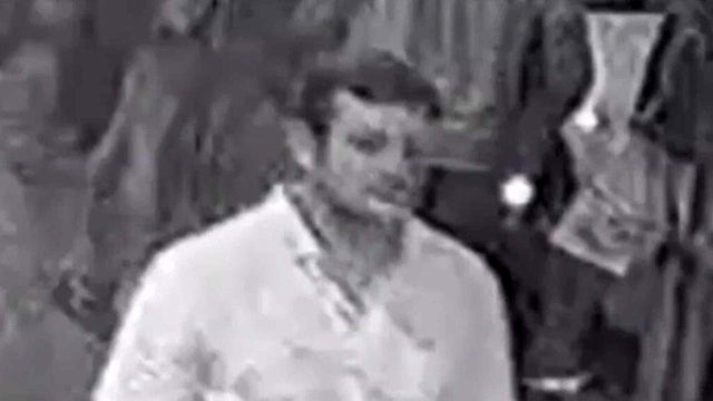 A person of interest in a death investigation is seen in surveillance video released by the Baltimore Police Department on Aug. 8, 2017. 
