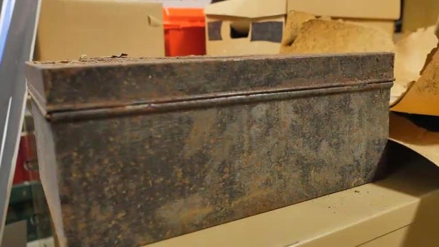 A 3-pound metal box was found inside an Orlando, Florida, memorial nicknamed "Johnny Reb" in June 2017. 