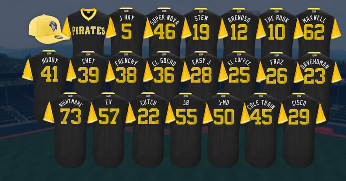 Pirates Unveil Nickname Jerseys For Little League Classic Game - CBS  Pittsburgh