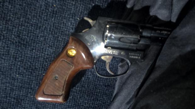 Revolver Found With Police Shooting Suspect 