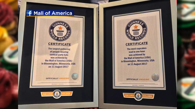MOA world record certificates 