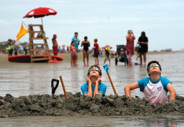 Solar Eclipse Visible Across Swath Of U.S. 