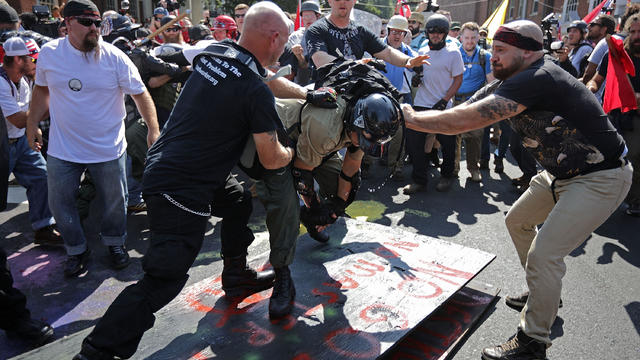 Violent Clashes Erupt at "Unite The Right" Rally In Charlottesville 