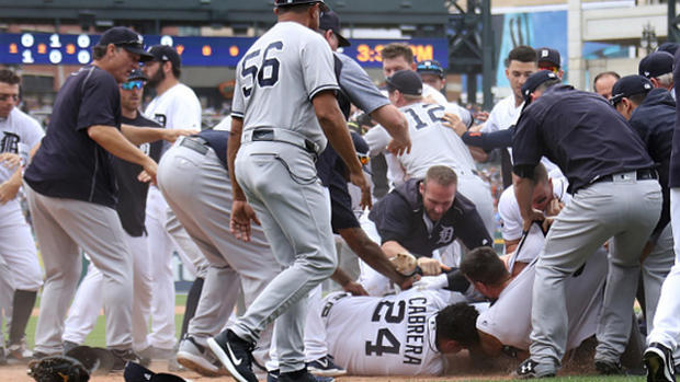 Yankees-Tigers brawl 