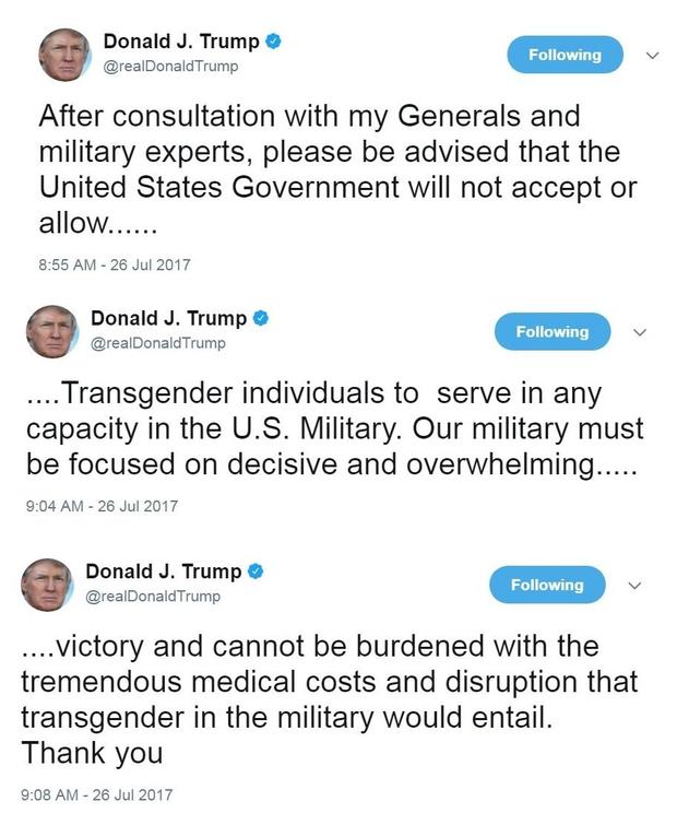 Trump Military Transgender 