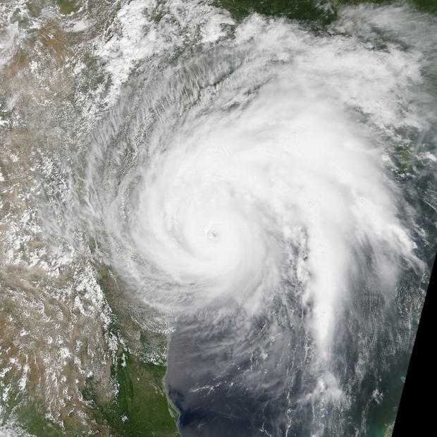 Hurricane Harvey Reaches Texas' Gulf Coast 