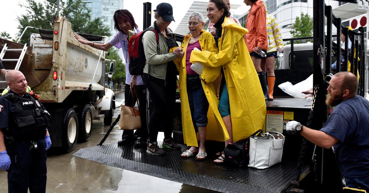 Houston opens more shelters as evacuees pour in - CBS News
