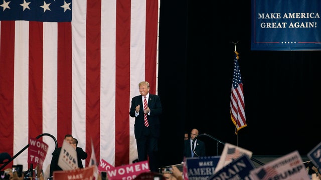 President Trump Holds Rally In Phoenix, Arizona 