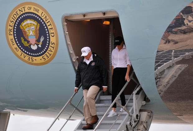 U.S. President Trump arrives in Corpus Christi, Texas 
